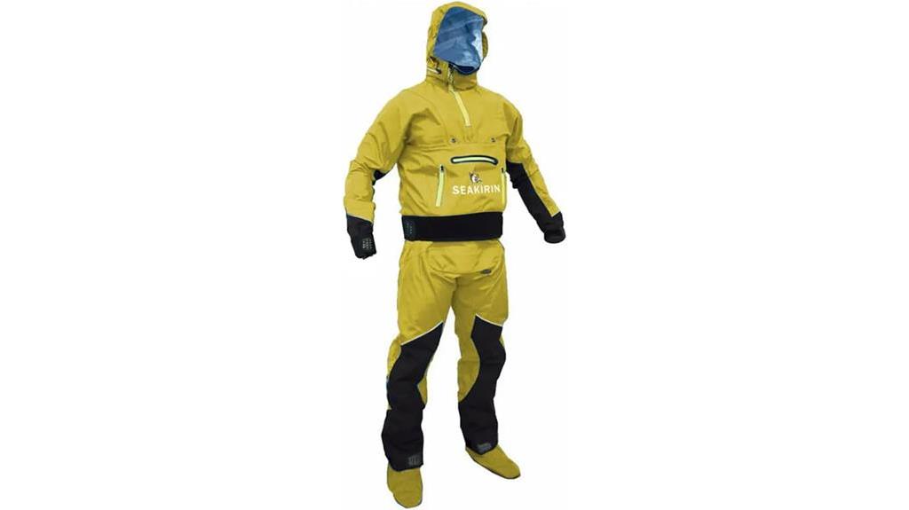 Two Piece Kayak Dry Suits for Men and Women