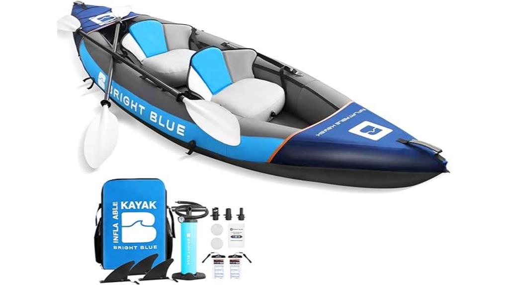 Two Person Inflatable Kayak Set
