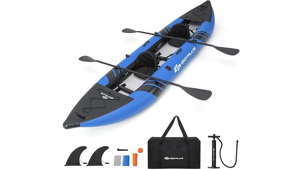 Goplus 2-Person Inflatable Kayak Set