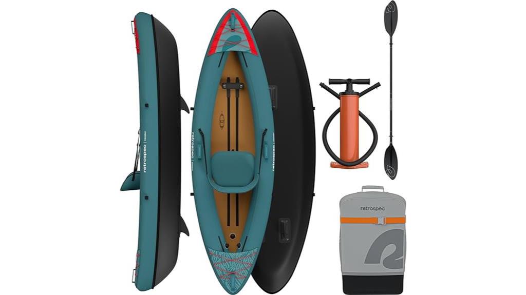 Retrospec Coaster 1 Person Inflatable Kayak