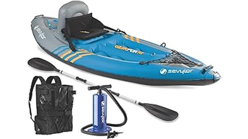 Sevylor QuickPak K1 1-Person Inflatable Kayak