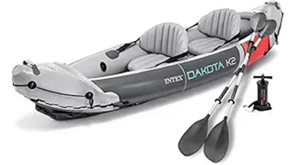 Intex Dakota K2 Inflatable Kayak Set