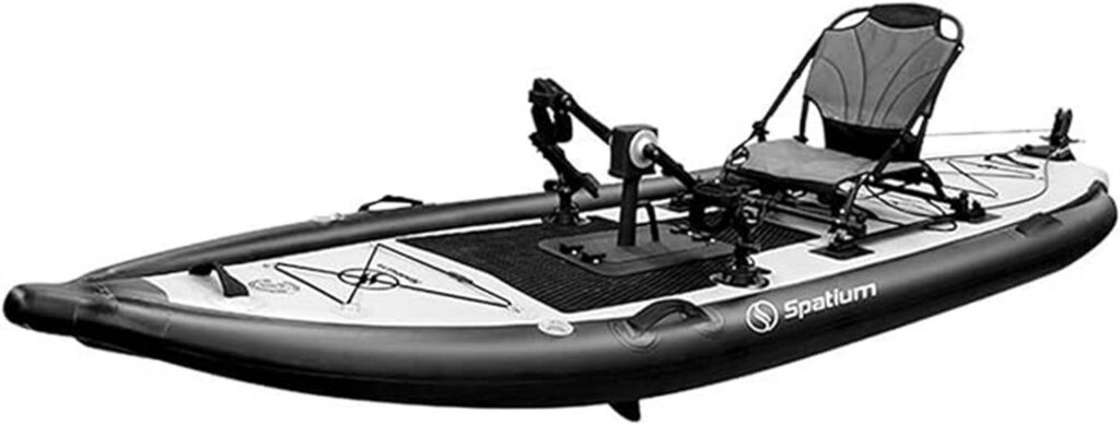 Spatium Inflatable PVC Pedal Fishing Kayak