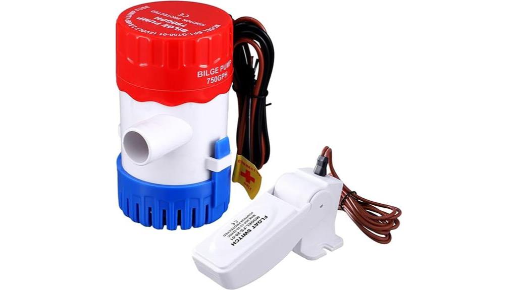 Boat Bilge Pump with Float Switch