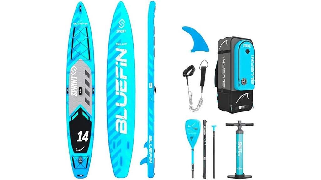 Sprint 14' Bluefin Inflatable Paddle Board