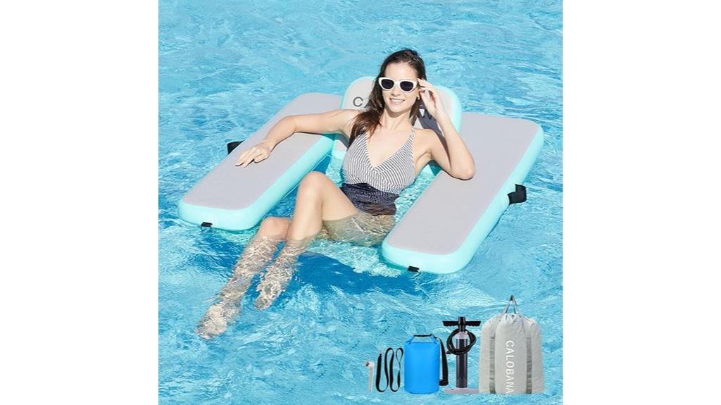 Inflatable Floating Chair Pool Lounger