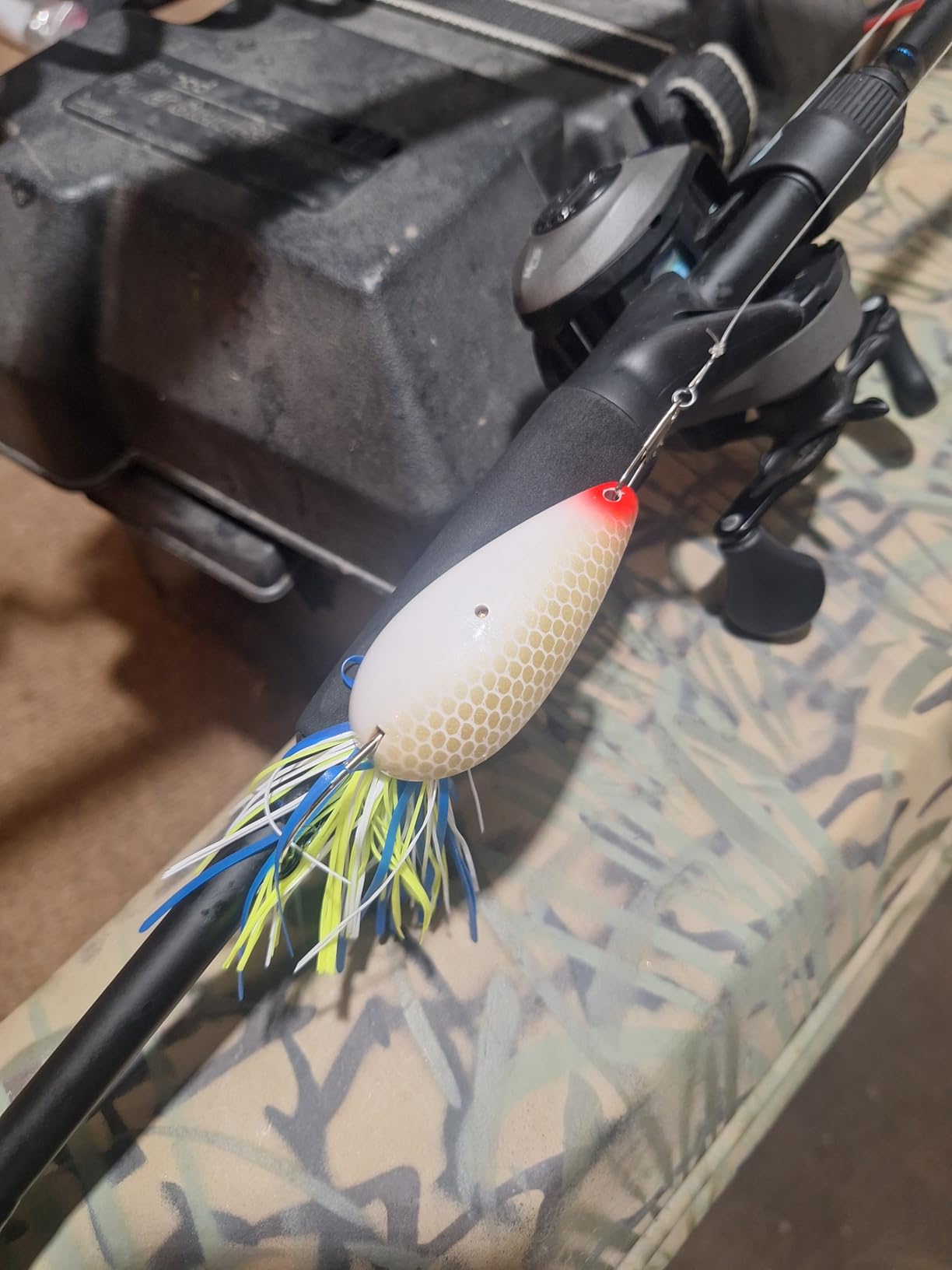 Heddon Moss Boss Topwater Fishing Lure - Glides Through Heavy Cover Customer Review Heddon Moss Boss Topwater Fishing Lure - Glides Through Heavy Cover - Customer Photo 1