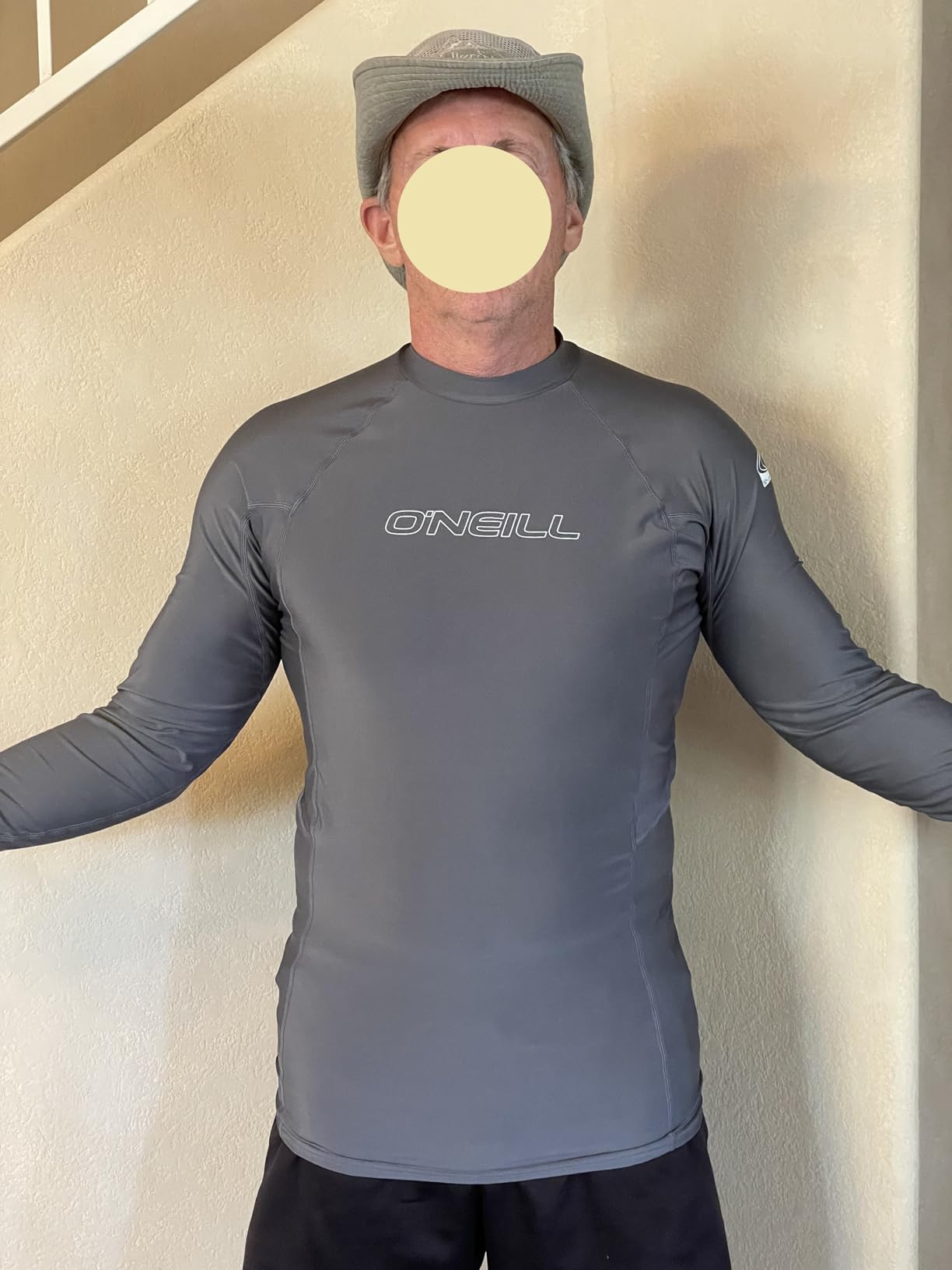 O'Neill Men's Basic Skins UPF 50+ Long Sleeve Rash Guard - Customer Photo 1