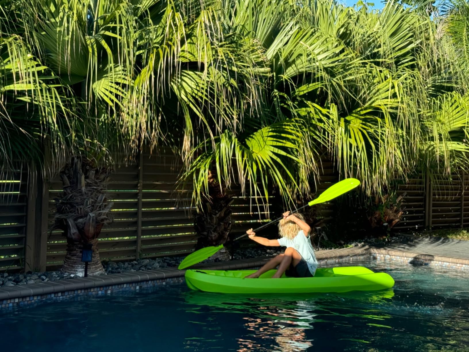 Lifetime Dash 66 Youth Kayak (Paddle Included), Lime Green - Customer Photo 1