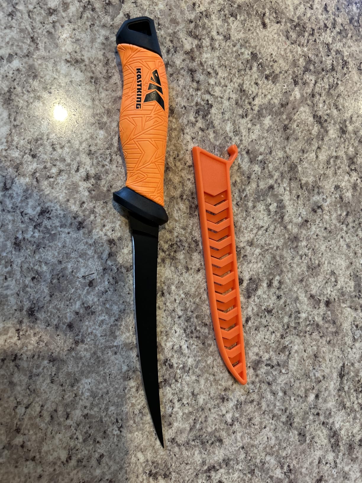 KastKing Speed Demon Pro Fillet Knife - Razor Sharp G4116 German Stainless-Steel Blade, Professional Level Knives for Filleting and Boning, Non-Slip Handles, Includes Protective Sheath - Customer Photo 1