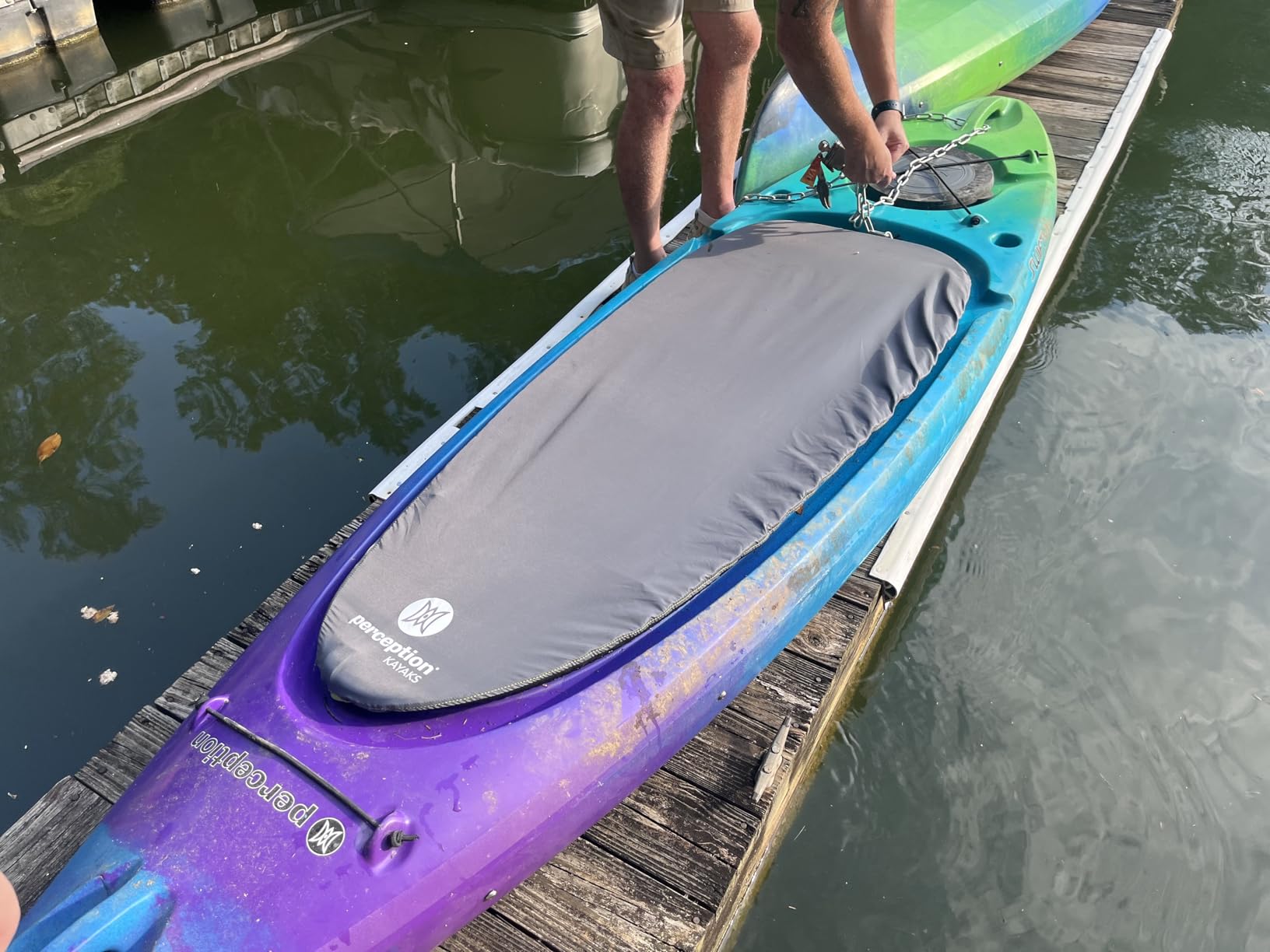 Perception TrueFit Kayak Cockpit Cover - for Sit Inside Kayaks - Customer Photo 1