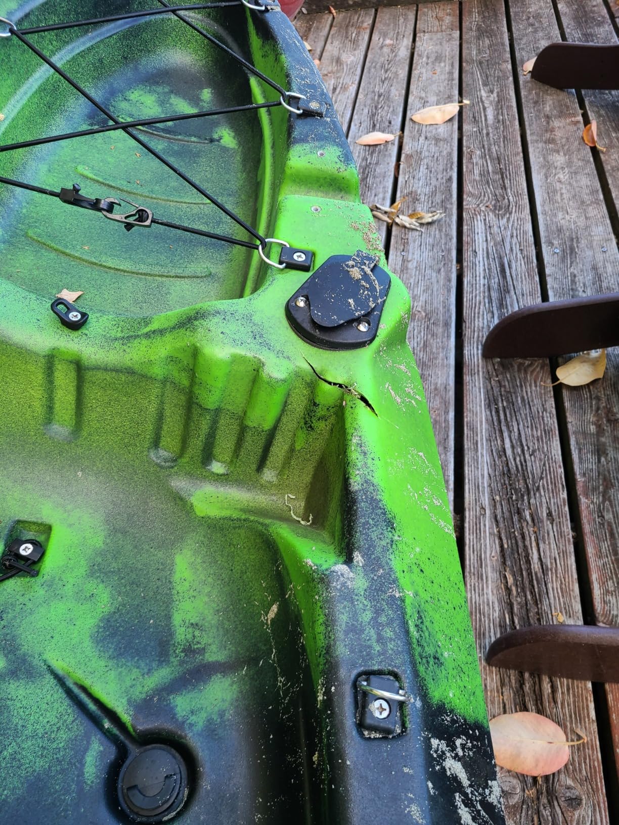 DRIFTSUN Teton 120 Hard Shell Kayak, 2 or 3 Person Sit On Top Fishing Kayak with 2 EVA Padded Seats, Includes 2 Aluminum Paddles and Fishing Rod Holder Mounts - Customer Photo 1