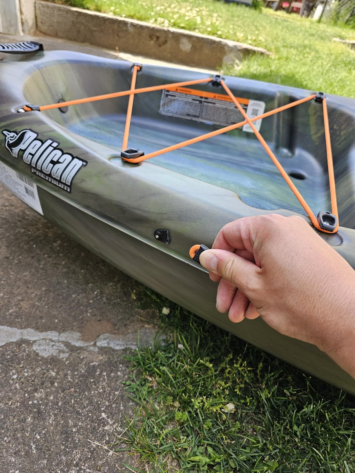 Pelican Sit-on-top Fishing Kayak 10 Feet Lightweight - Customer Photo 1