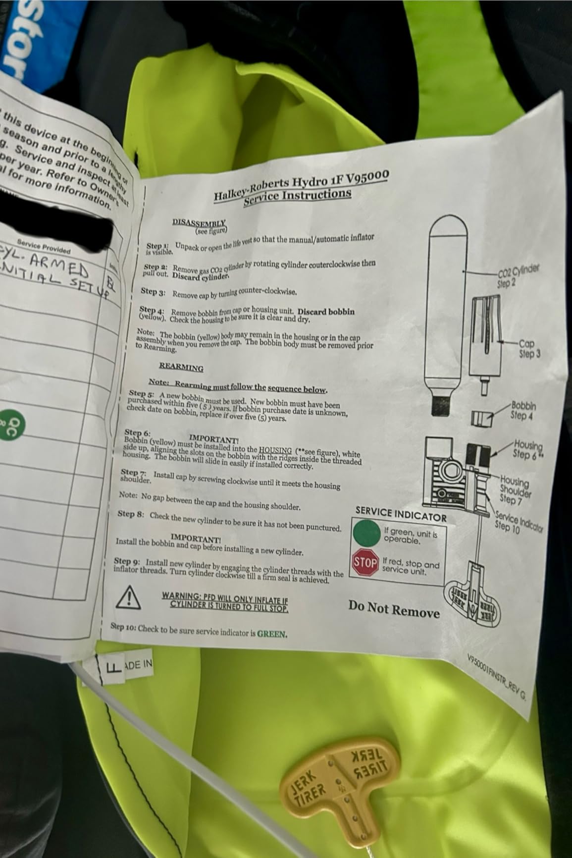 BLUESTORM Stratus 35 Inflatable Life Jacket PFD for Adults | US Coast Guard (USCG) Approved Automatic Self Inflating Life Vest Preserver with Manual Ripcord - Customer Photo 1