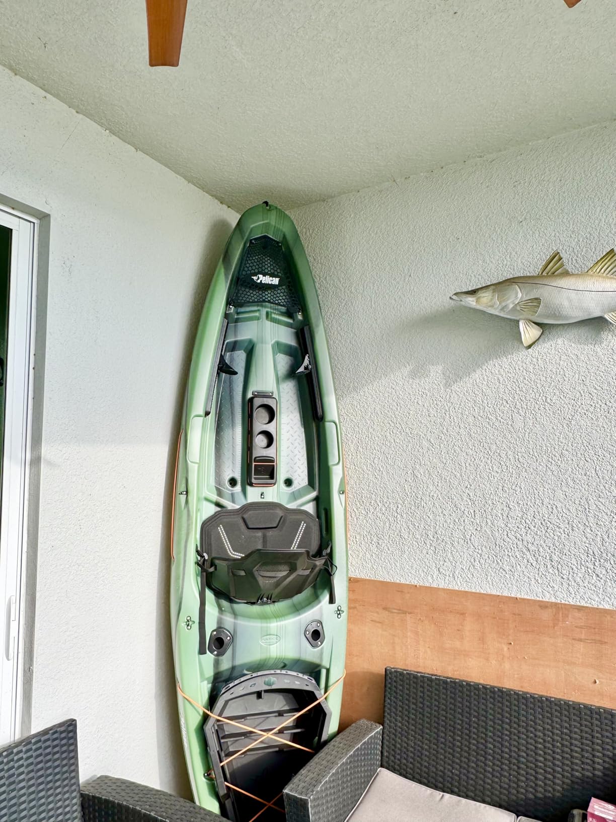 Pelican Sentinel 100X - Angler Sit on top Fishing Kayak - Lightweight - Ergolounge™ Seating System - Customer Photo 1