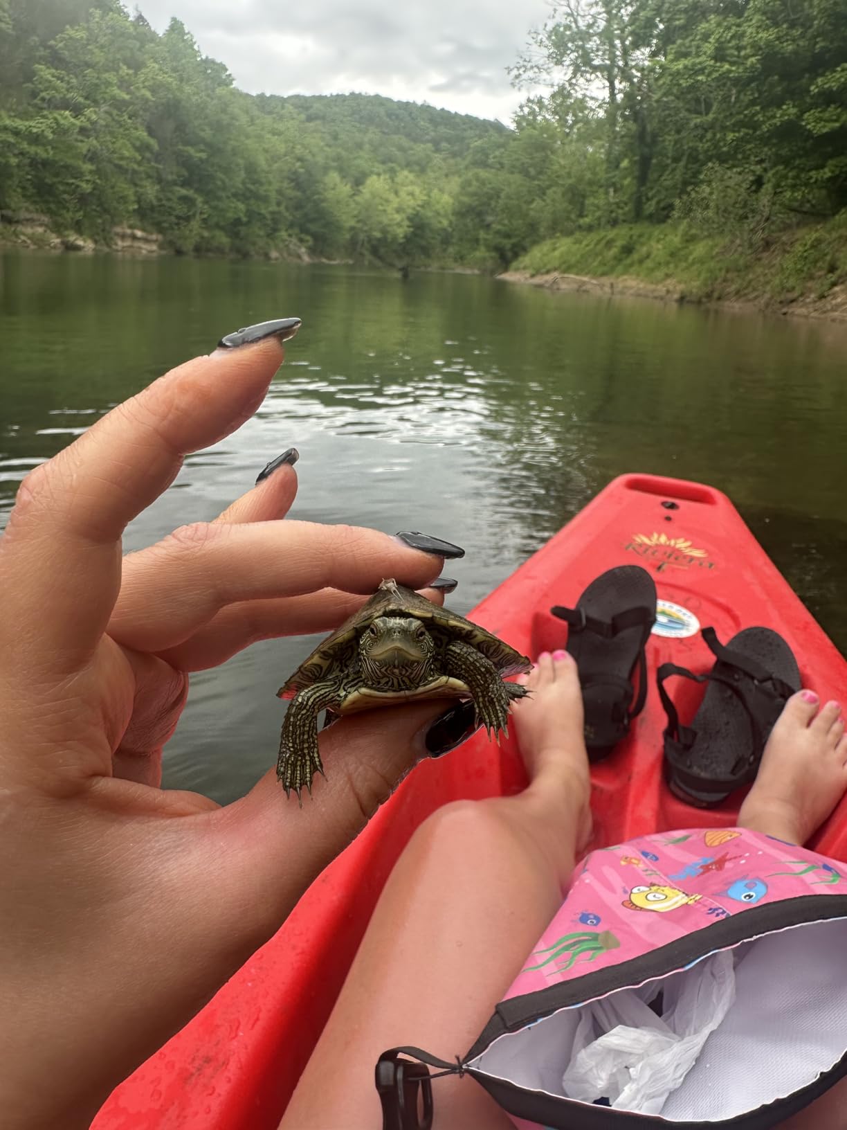 OMGear Waterproof Dry Bag Backpack Phone Pouch 40L/30L/20L/10L/5L Floating Dry Sack for Kayaking Boating Outdoors Activities - Customer Photo 1