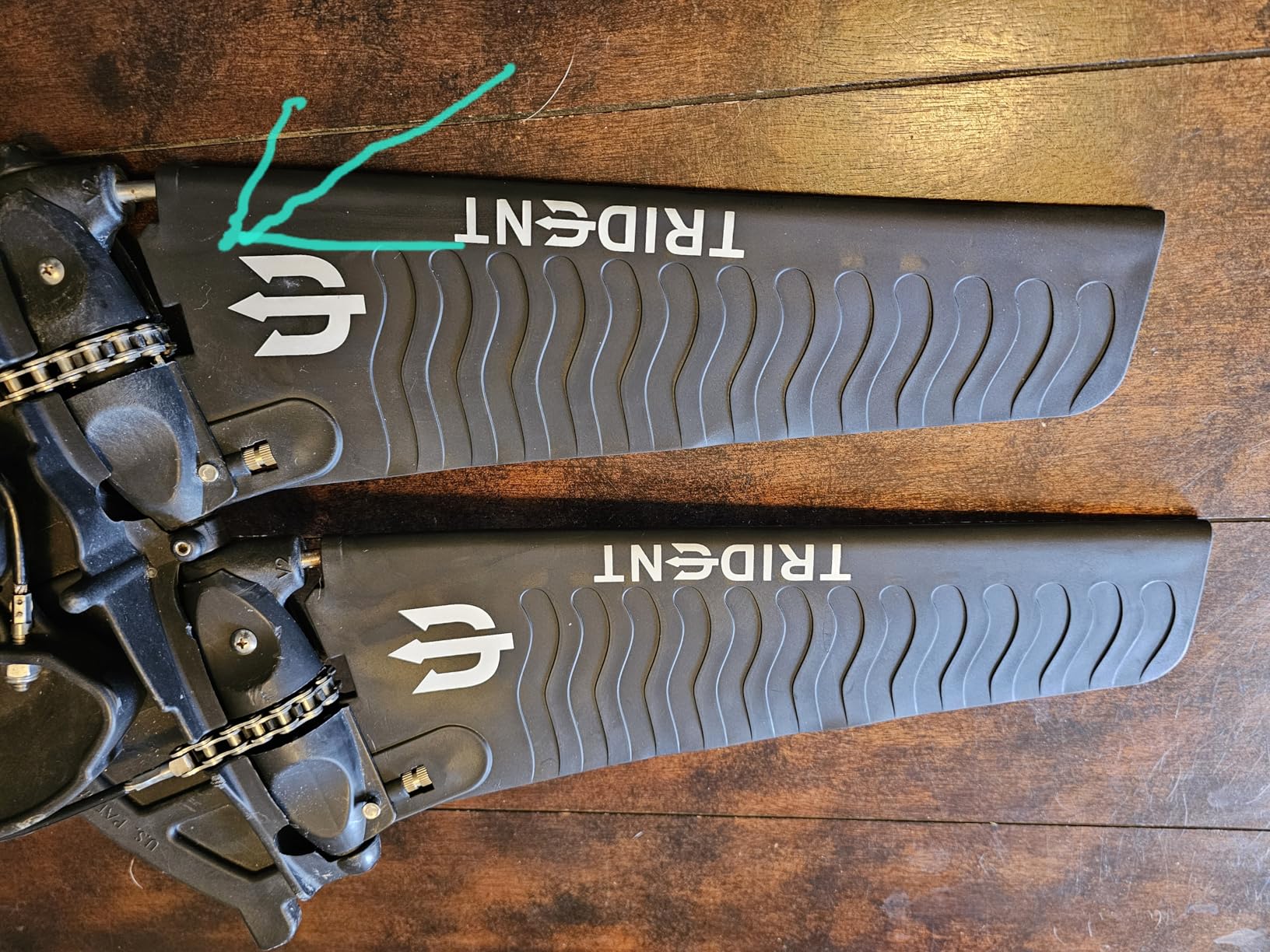 Turbo Fins, Turbo Mast and Sprocket Upgrades for Mirage Drive Customer Review Turbo Fins, Turbo Mast and Sprocket Upgrades for Mirage Drive - Customer Photo 1