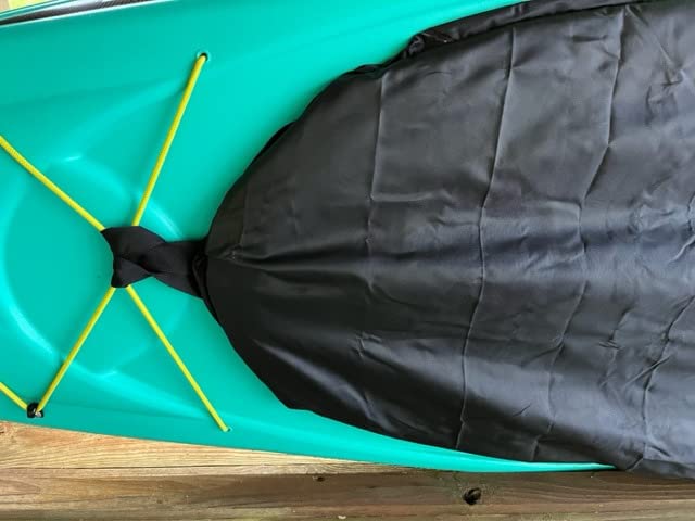 Kayak Cockpit Cover UV60+ 420D Oxford Adjustable Canoe Dust-Proof and Waterproof Seat Cover - Customer Photo 1