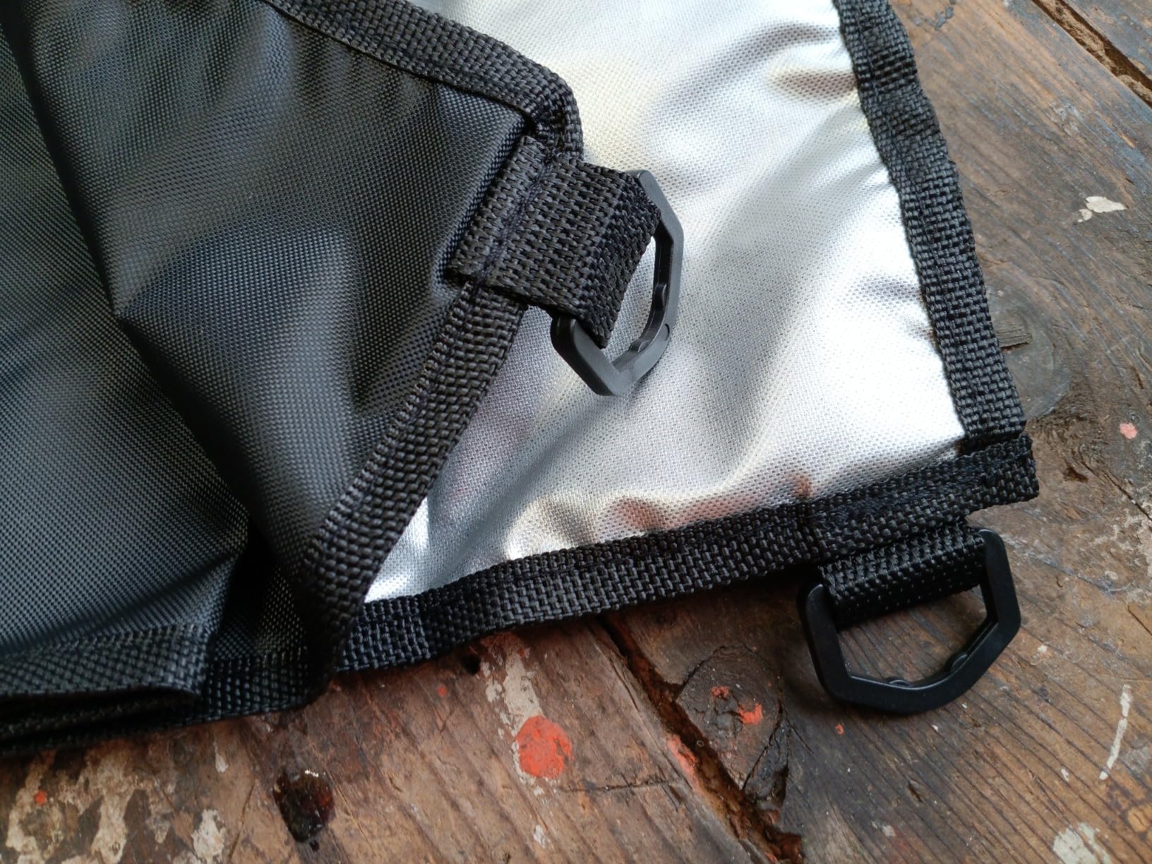 Kayak Cockpit Cover 420D Oxford Cloth Waterproof Dustproof with Fastening Strap, Seal Cockpit Cover Universal with Storage Pouch for Indoor Outdoor Storage - Customer Photo 2