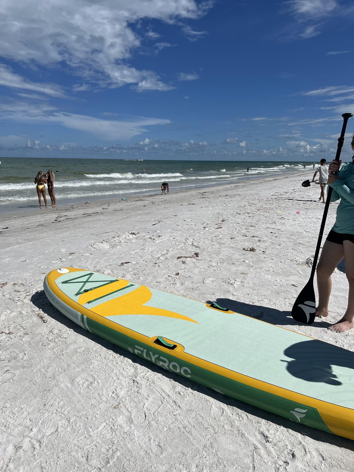 11'x35 Extra Wide Inflatable Paddle Board, 430lb Capacity Stable Paddleboard for Yoga, Stand up Paddle Board for Adults(x3), Full Coverage EVA Deck, 5 Handles, 100L Backpack, All-Round Customer Review 11'x35 Extra Wide Inflatable Paddle Board, 430lb Capacity Stable Paddleboard for Yoga, Stand up Paddle Board for Adults(x3), Full Coverage EVA Deck, 5 Handles, 100L Backpack, All-Round - Customer Photo 1