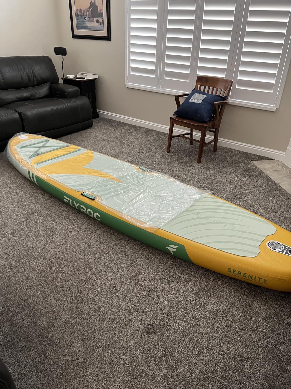 11'x35 Extra Wide Inflatable Paddle Board, 430lb Capacity Stable Paddleboard for Yoga, Stand up Paddle Board for Adults(x3), Full Coverage EVA Deck, 5 Handles, 100L Backpack, All-Round Customer Review 11'x35 Extra Wide Inflatable Paddle Board, 430lb Capacity Stable Paddleboard for Yoga, Stand up Paddle Board for Adults(x3), Full Coverage EVA Deck, 5 Handles, 100L Backpack, All-Round - Customer Photo 2
