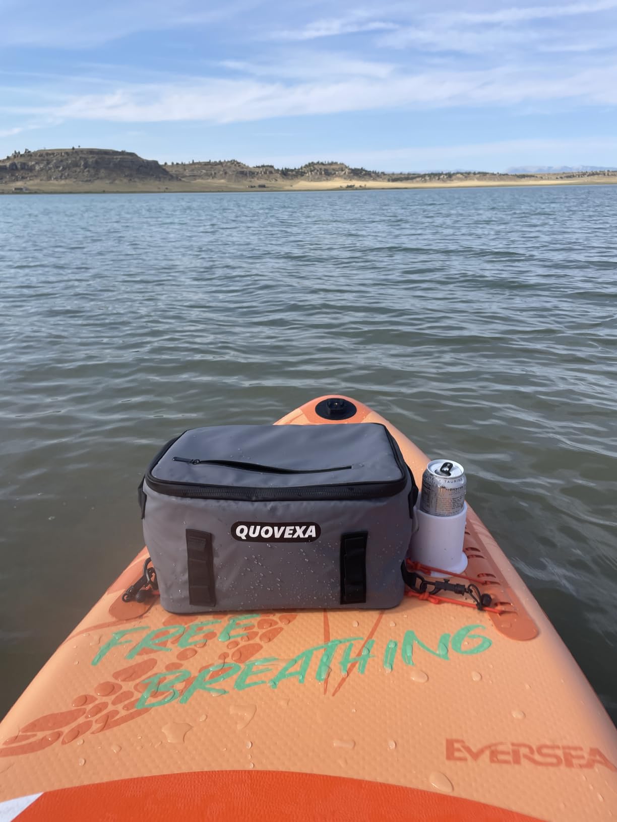 Paddle Board Cooler Bag, Sup Cooler, Coolers Deck Bag with 4 Pockets, Kayak Cooler Fits 30 Cans, Deck Coolers Bag for Paddleboard, Paddle Board Accessories with Phone Pouch - Customer Photo 1