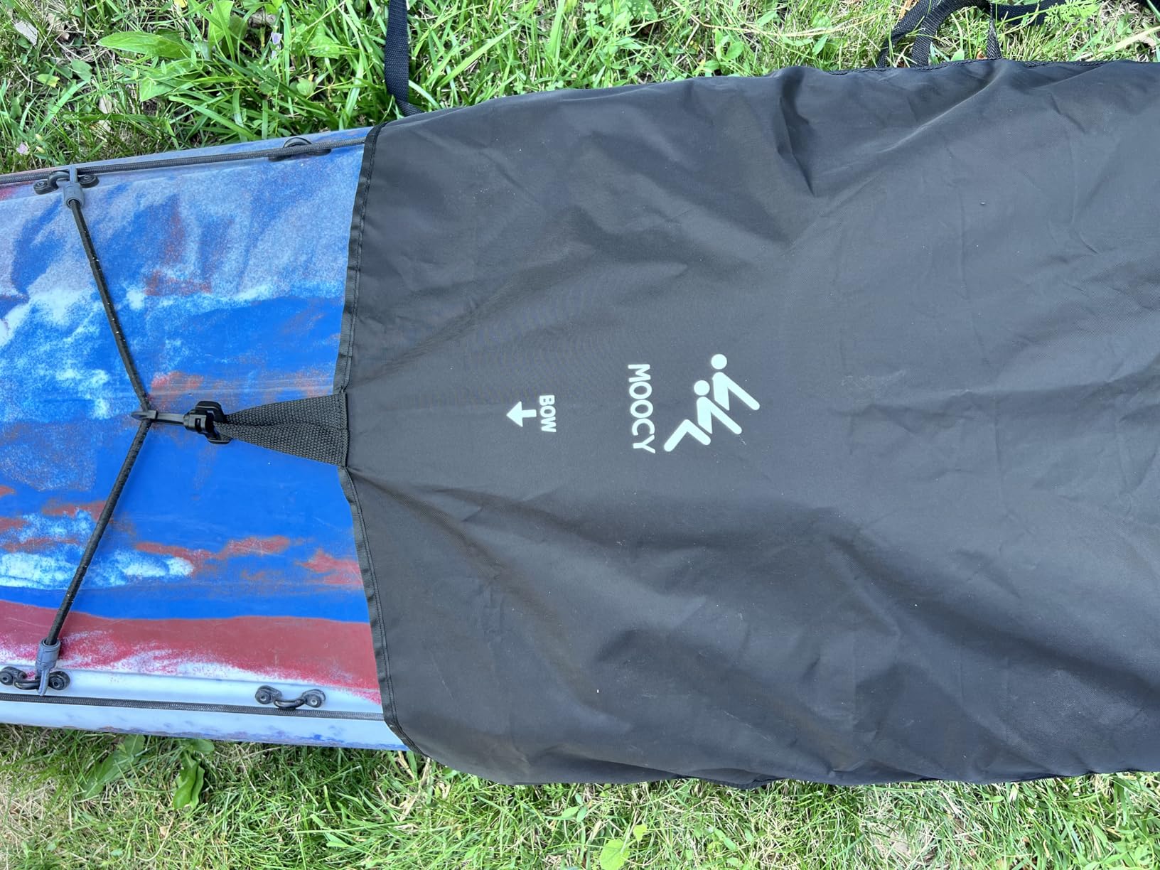 ARCHEREST Universal Kayak Cockpit Drape with Metal Buckle, Waterproof Seal Cockpit Cover, Keep The Dust, Sand and Spider Webs Out of Your Sit-in Kayak - Easy to Use - Customer Photo 1