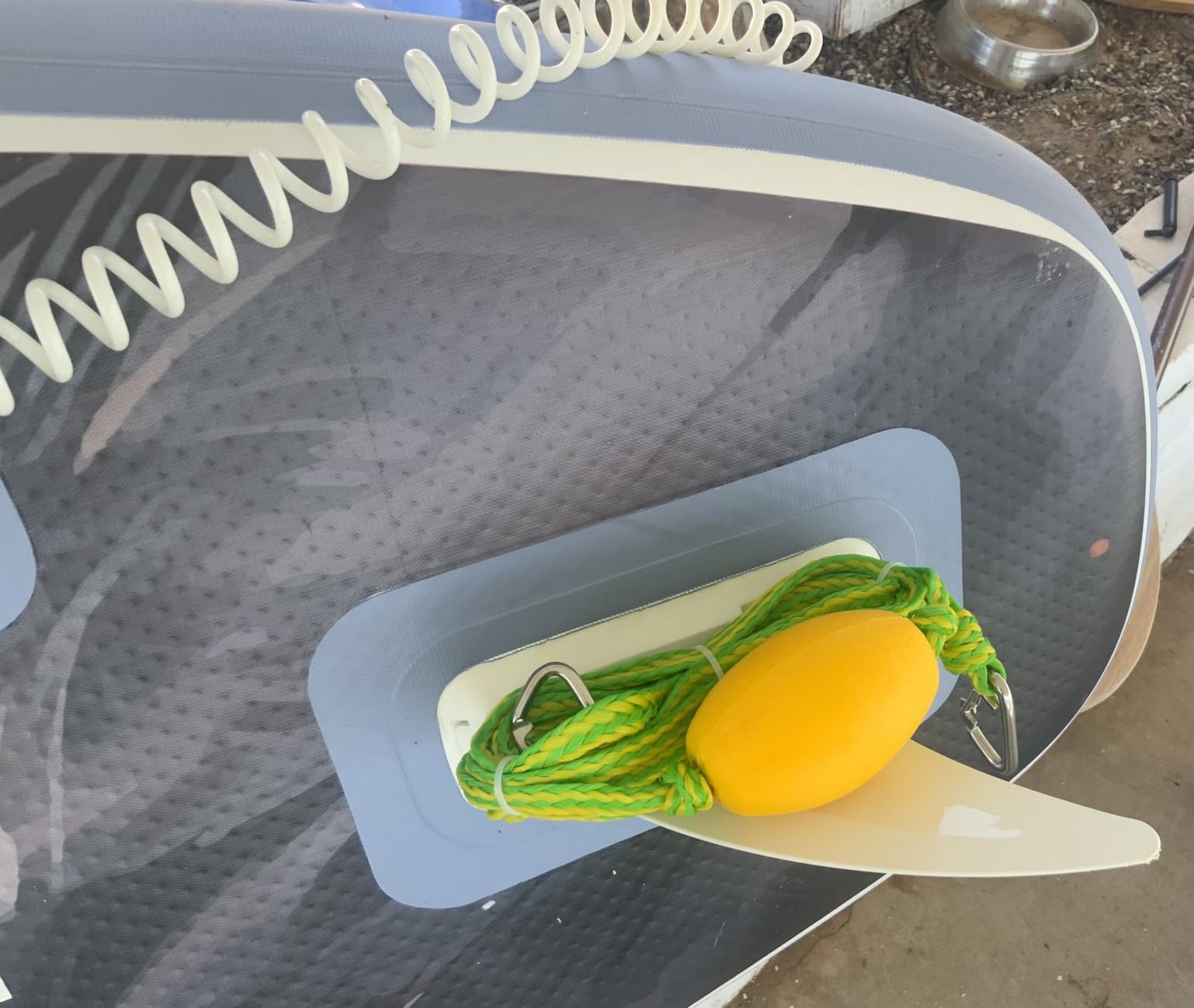 Floating Water Safety Rope with Clip – Quick Connect to River Tube, Kayak Dog Safety Vest &Floating Lily Pad, Kayak Tow Rope, 15FT, 1200LBS, Stainless Steel Clips - Customer Photo 1