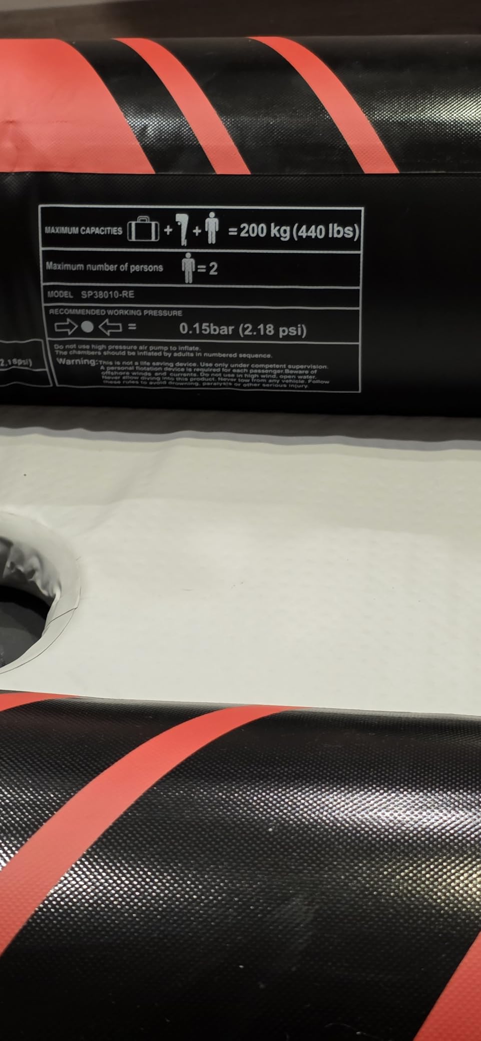 Goplus Inflatable Kayak, 2-Person Kayak Set for Adults with 507 LBS Weight Capacity, 2 Aluminium Oars, EVA Padded Seat, 2 Fins, Hand Pump, Carry Bag, Repair Kit, Portable Touring Kayaks Customer Review Goplus Inflatable Kayak, 2-Person Kayak Set for Adults with 507 LBS Weight Capacity, 2 Aluminium Oars, EVA Padded Seat, 2 Fins, Hand Pump, Carry Bag, Repair Kit, Portable Touring Kayaks - Customer Photo 2