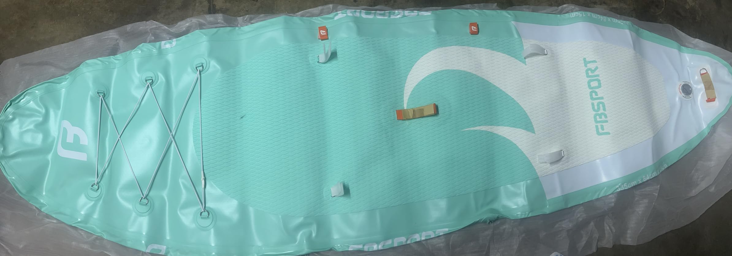 FBSPORT 11' Premium Stand Up Paddle Board, Yoga Board with SUP Accessories & Carry Bag | Wide Stance, Surf Control, Non-Slip Deck, Leash, Paddle and Pump for Youth & Adult Customer Review FBSPORT 11' Premium Stand Up Paddle Board, Yoga Board with SUP Accessories & Carry Bag | Wide Stance, Surf Control, Non-Slip Deck, Leash, Paddle and Pump for Youth & Adult - Customer Photo 2