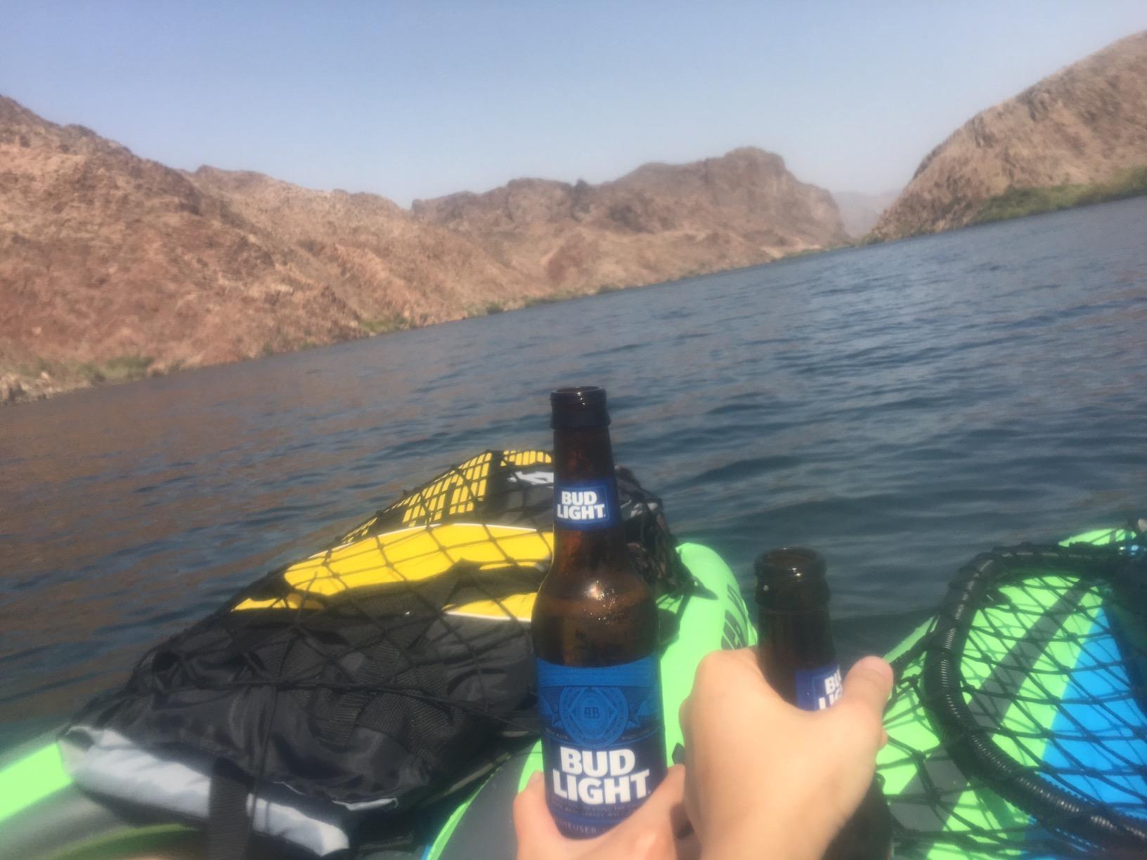 INTEX Challenger Inflatable Kayak Series: Includes Deluxe 86in Kayak Paddles and High-Output Pump – SuperStrong PVC – Adjustable Seat with Backrest – Removable Skeg – Cargo Storage Net - Customer Photo 1