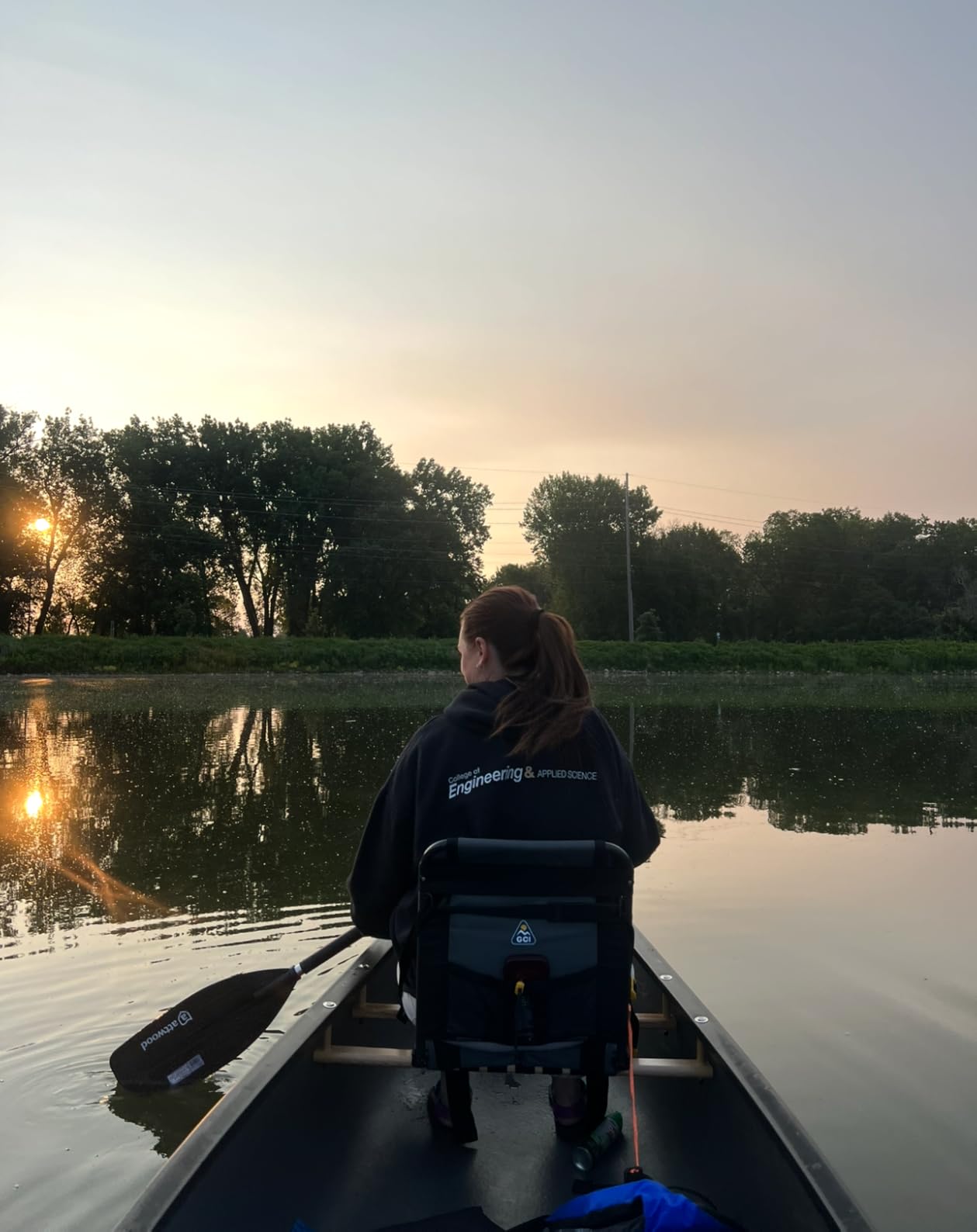 GCI Outdoor SitBacker Adjustable Canoe Seat with Back Support - Customer Photo 1