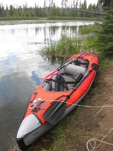 Advanced Elements AE1007-R AdvancedFrame Convertible Inflatable Kayak - 15' - Red - Customer Photo 2