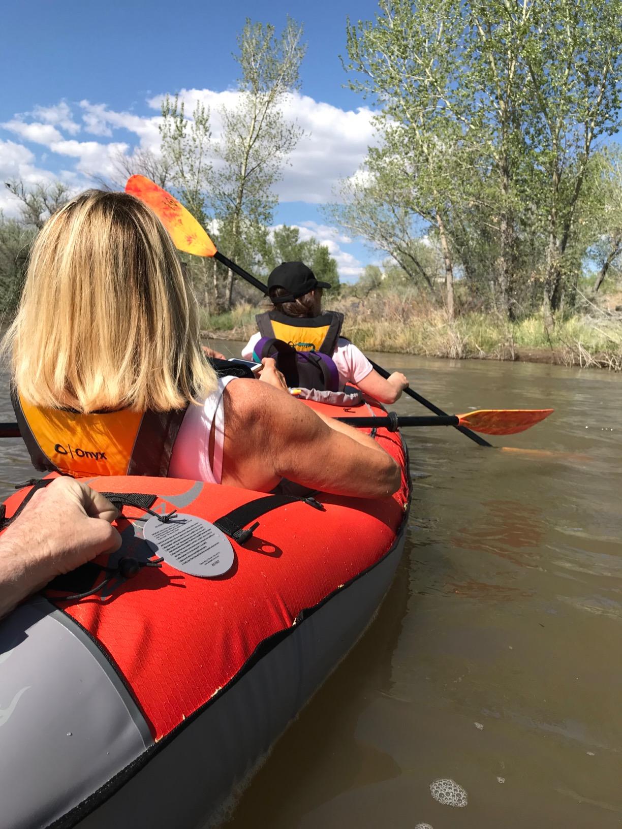 Advanced Elements AE1007-R AdvancedFrame Convertible Inflatable Kayak - 15' - Red - Customer Photo 3