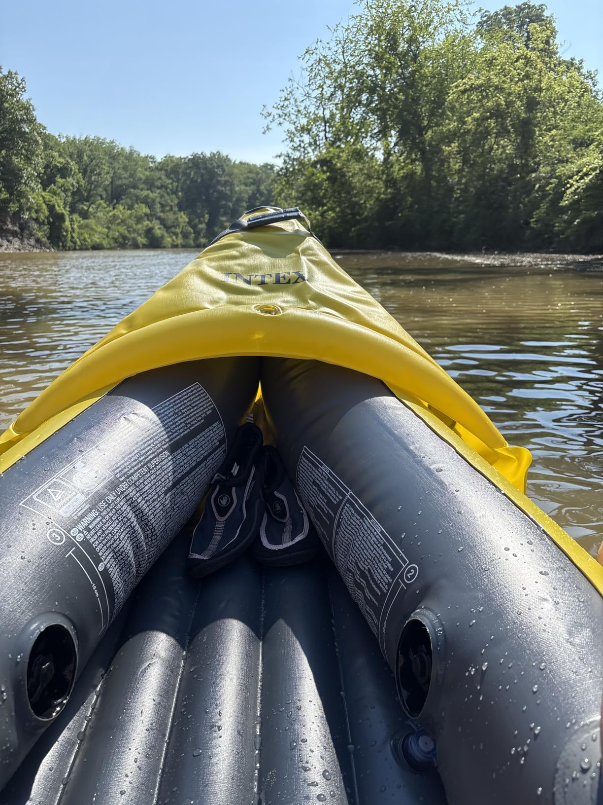 Intex 68307EP Explorer K2 Inflatable Kayak Set: Includes Deluxe 86in Aluminum Oars and High-Output Pump – SuperStrong PVC – Adjustable Seats with Backrest – 2-Person – 400lb Weight Capacity Customer Review Intex 68307EP Explorer K2 Inflatable Kayak Set: Includes Deluxe 86in Aluminum Oars and High-Output Pump – SuperStrong PVC – Adjustable Seats with Backrest – 2-Person – 400lb Weight Capacity - Customer Photo 5