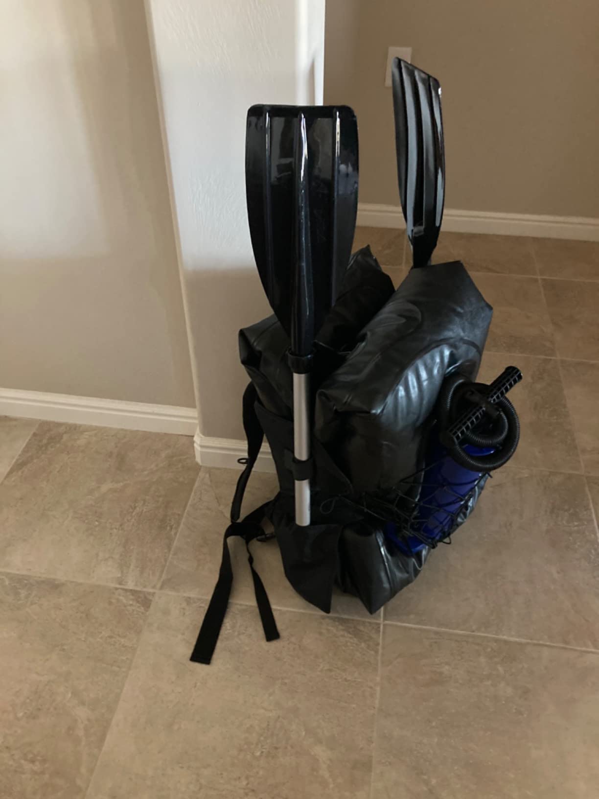 Sevylor QuickPak K1 1-Person Inflatable Kayak, Kayak Folds into Backpack with 5-Minute Setup, 21-Gauge PVC Construction; Hand Pump & Paddle Included Customer Review Sevylor QuickPak K1 1-Person Inflatable Kayak, Kayak Folds into Backpack with 5-Minute Setup, 21-Gauge PVC Construction; Hand Pump & Paddle Included - Customer Photo 1