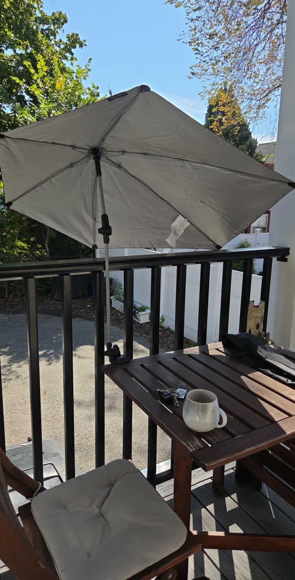 Sport-Brella Versa-Brella SPF 50+ Adjustable Umbrella with Universal Clamp - Customer Photo 1