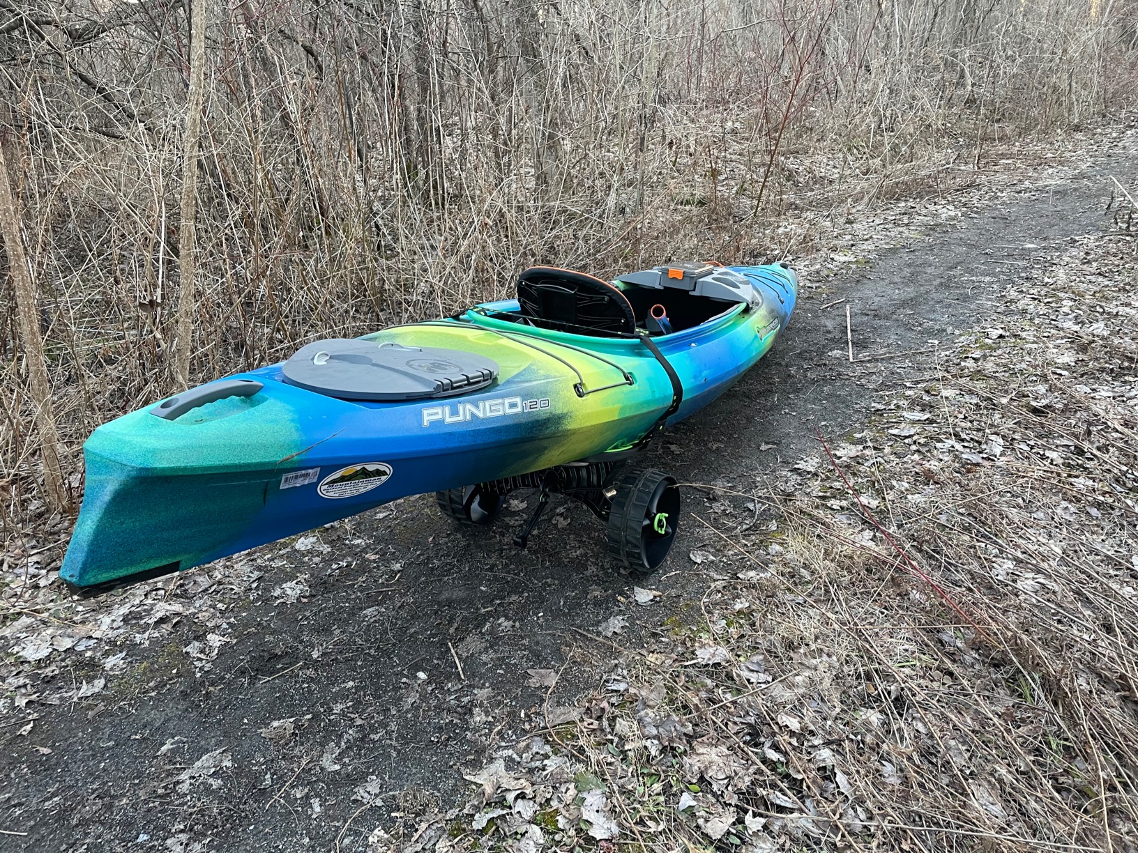 RAILBLAZA Genuine C-Tug Kayak Cart Dolly - Puncture-Free Wheels Canoe Cart Trailer with 260 lb Load Capacity customer photo 2