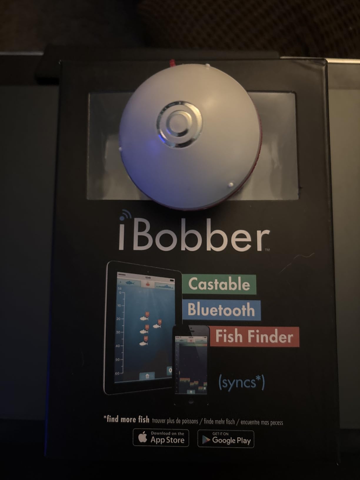 Reelsonar iBobber portable wireless bluetooth fish finder depth finder with depth range of 135 feet 10+ hrs battery life with IOS & Android App Wireless and Watch App - Customer Photo 2