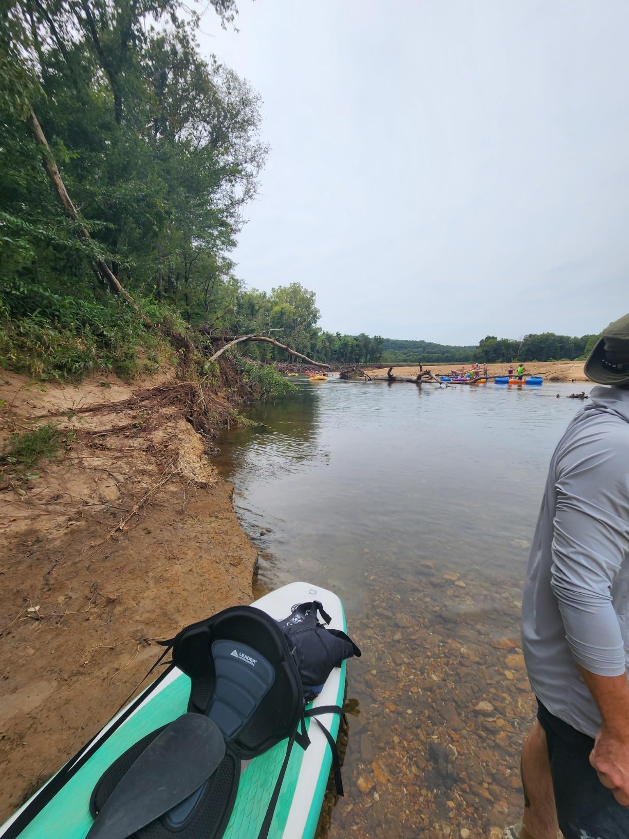 Leader Accessories Kayak Seats Paddle Board Seat Universal Padded Canoe SUP Seat with Back Support - Deluxe Kayak Chair Seat Cushion with Storage Bag - Customer Photo 4