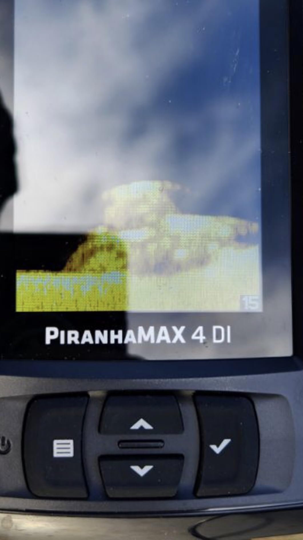 Humminbird PiranhaMAX 4 Fish Finder, Down Imaging - Customer Photo 1