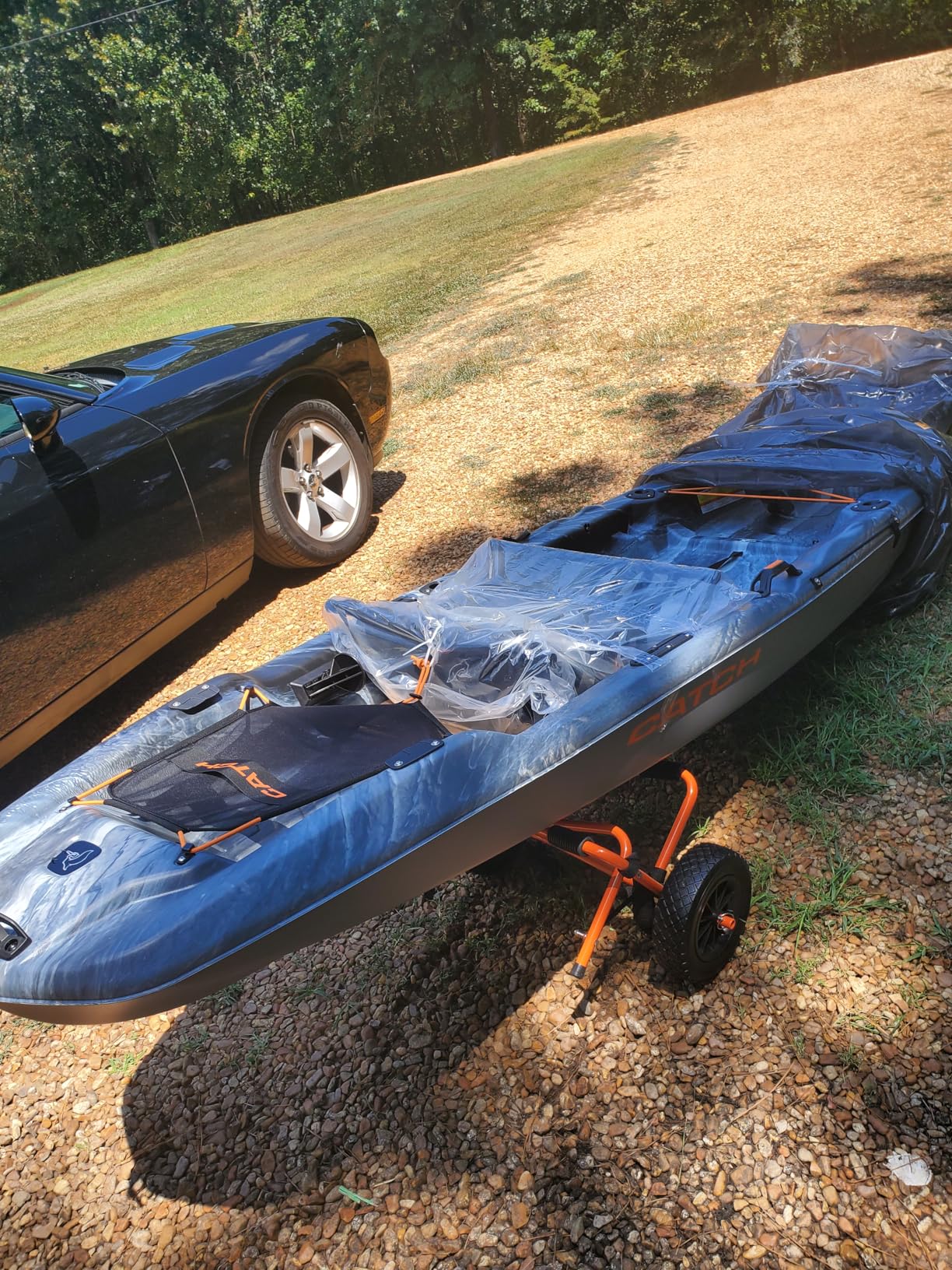 Kayak Cart – 150 Lbs Capacity Canoe Dolly with Airless Tires, Foldable Aluminum Frame, and Carrying Bag by Rad Sportz customer photo 1