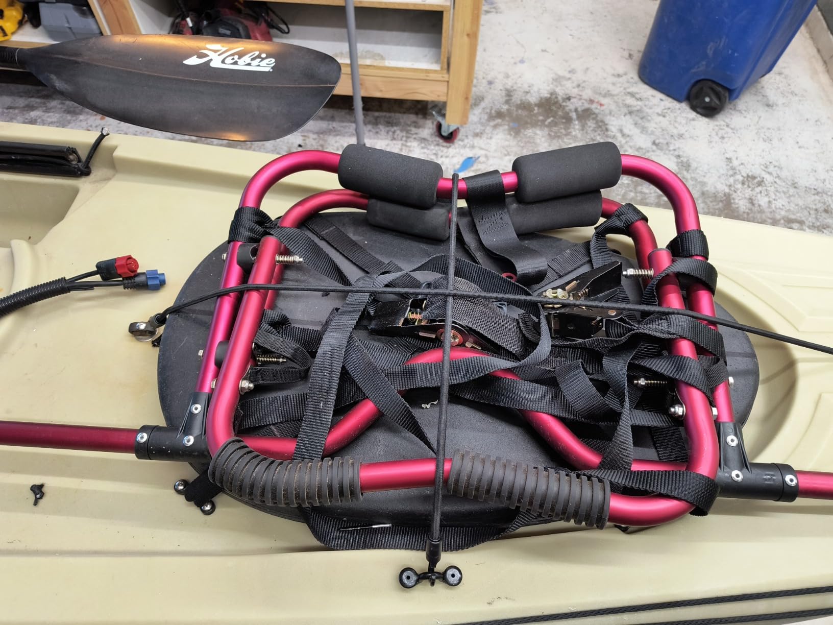 Bonnlo Kayak Cart Trolley Canoe Paddle Board Boat Cart Carrier Dolly with 12