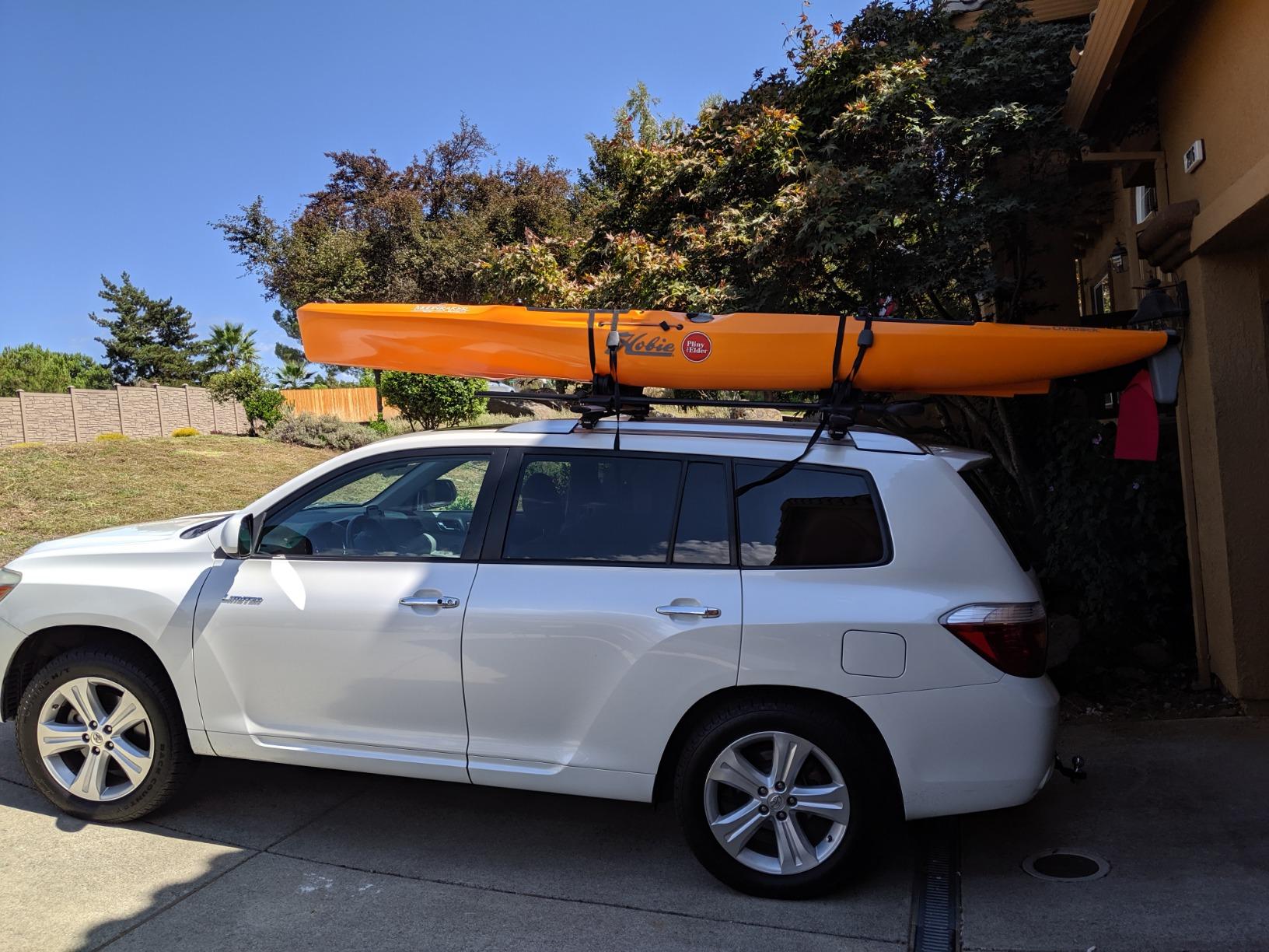 Yakima BigCatch Kayak Fishing Boat Saddles for Roof Racks & Trailers, Compatible w/ StreamLine, RoundBars and HD, Black - Heavy-Duty Vehicle Cargo Holder & Storage Accessories for Traveling and Camping - Customer Photo 1