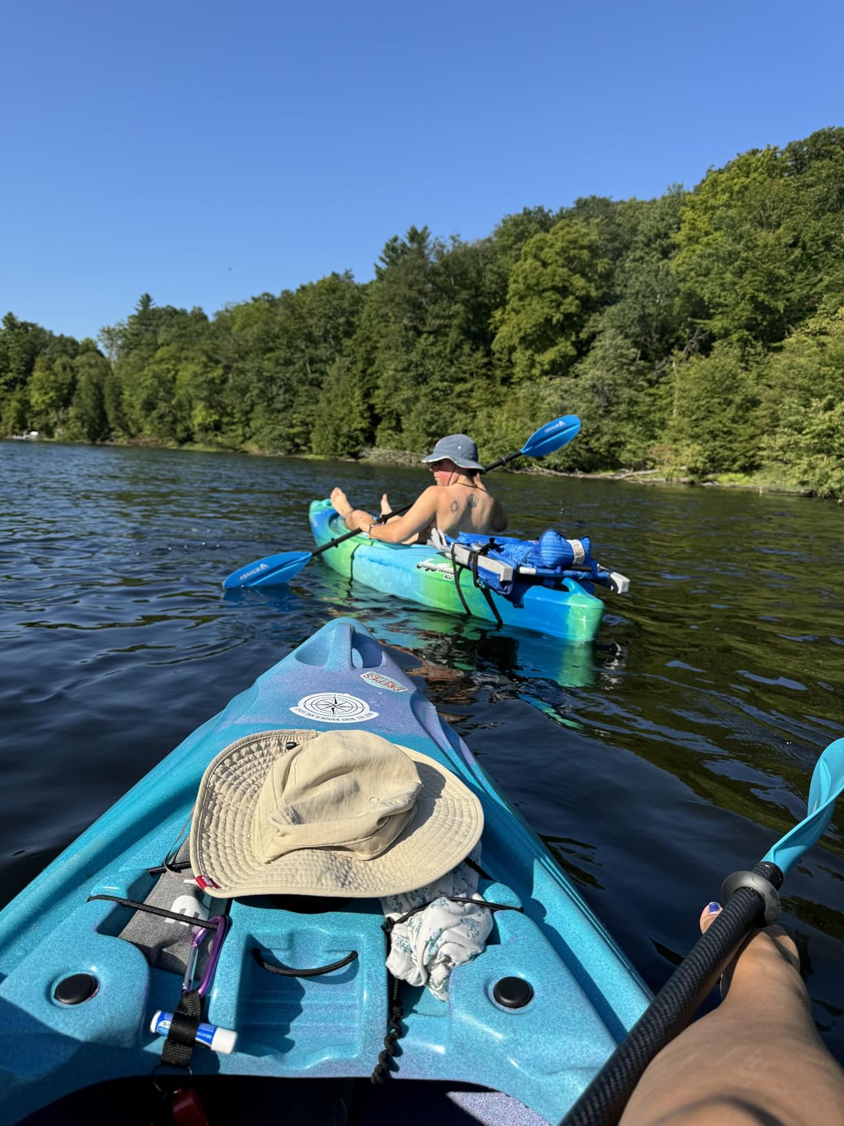 Perception Joyride 10 - Sit Inside Kayak for Adults and Kids - Customer Photo 1