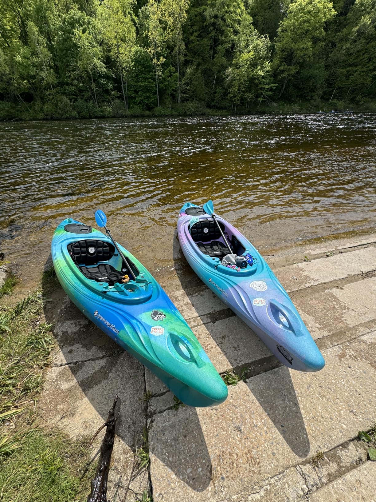 Perception Joyride 10 - Sit Inside Kayak for Adults and Kids - Customer Photo 2