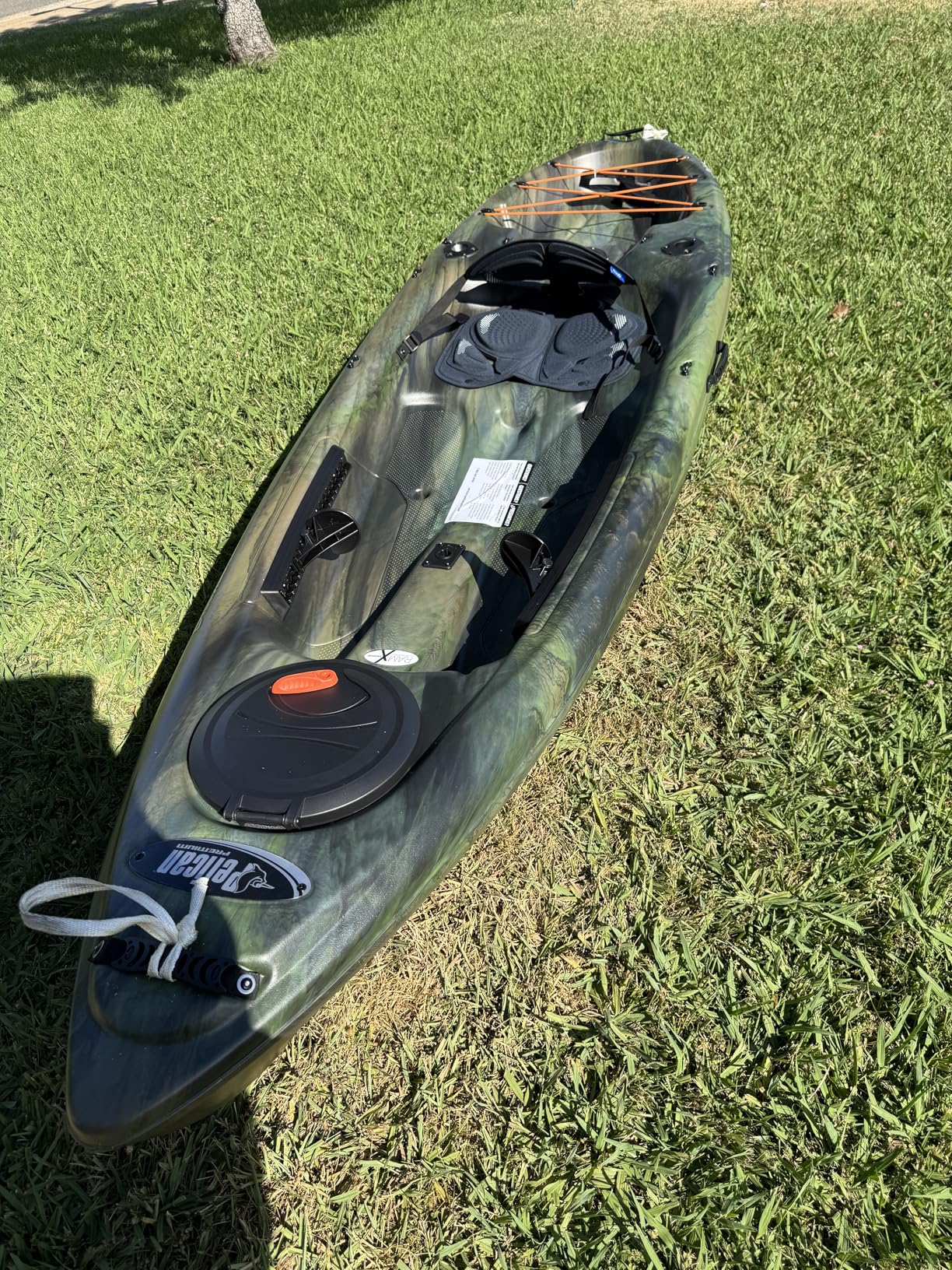 Pelican Sit-on-top Fishing Kayak Kayak 10 Feet Lightweight one Person Kayak Perfect for Fishing - Customer Photo 2