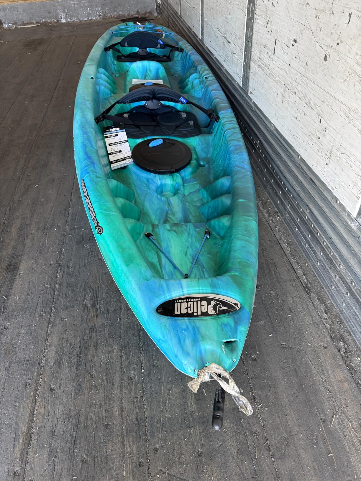 Pelican - River Gorge 130X Tandem Kayak - Sit-on-Top - Recreational 2 Person Kayak - 13 ft - Customer Photo 4