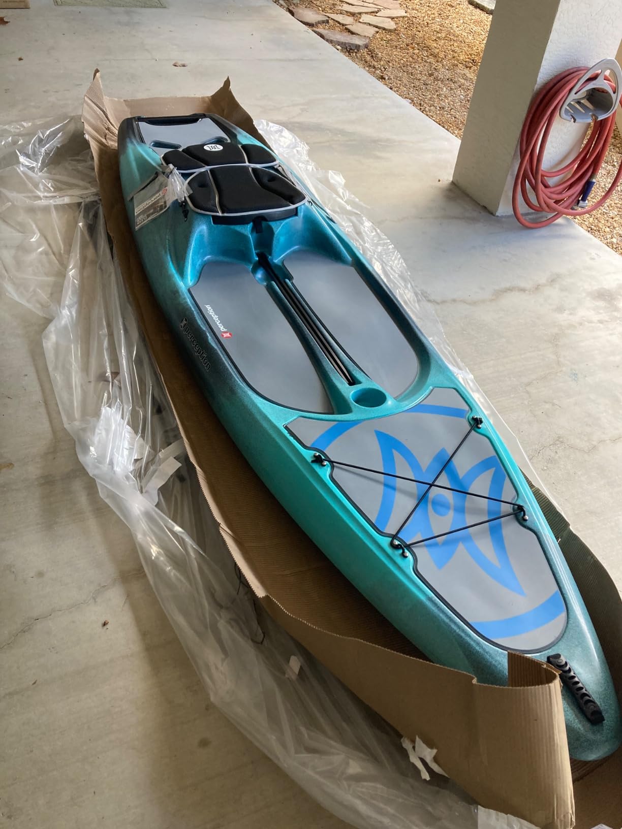 Perception Hi Life 11 | Sit on Top Kayak for Adults | Hybrid SUP Stand up Paddle Board Kayak | 11' - Customer Photo 2