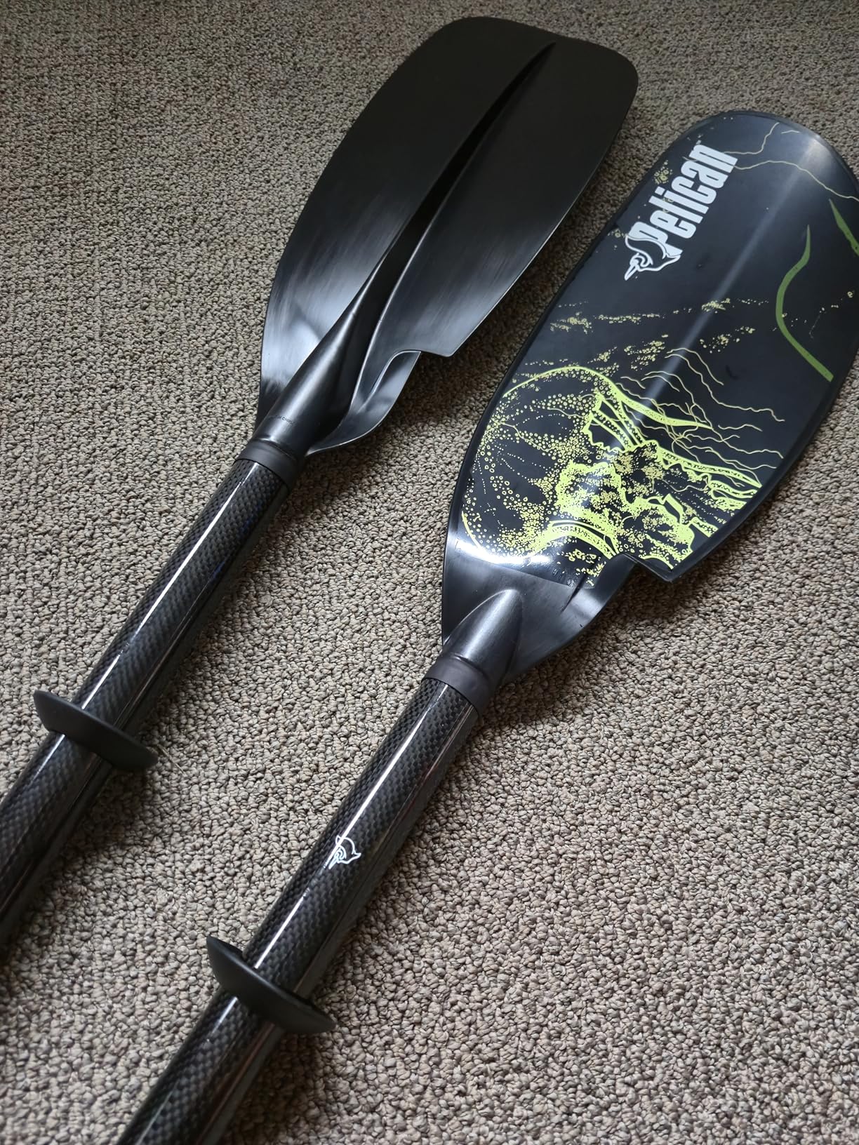 Pelican Symbiosa Kayak Paddle - Adjustable Fiberglass Shaft with Nylon Blades - Lightweight - 90.5in 240cm to 98.5in 250cm - Customer Photo 1